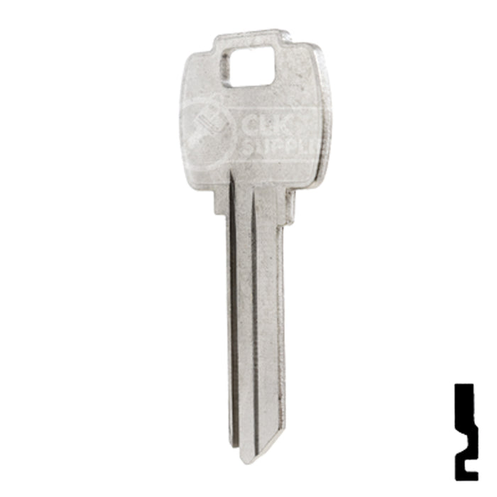 Uncut Key Blank | Falcon | A1054WC, FA2 Residential-Commercial Key Ilco