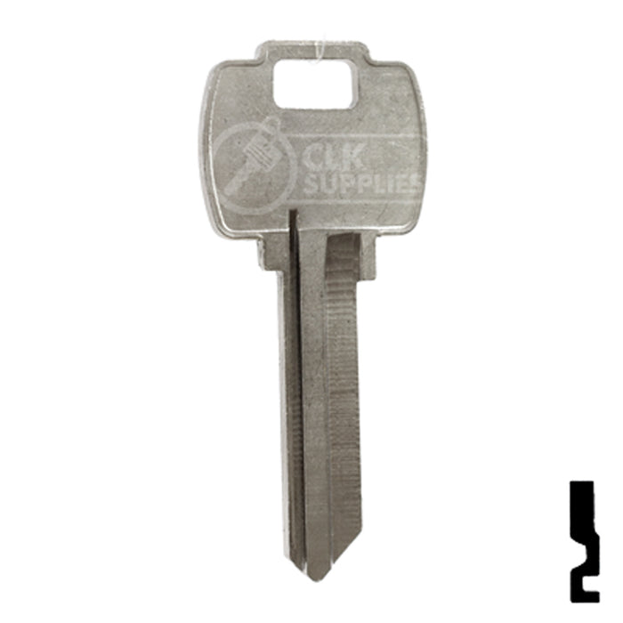 Uncut Key Blank | Falcon | A1054WC, FA2 Residential-Commercial Key Ilco