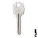 Uncut Key Blank | Falcon | A1054WC, FA2 Residential-Commercial Key Ilco