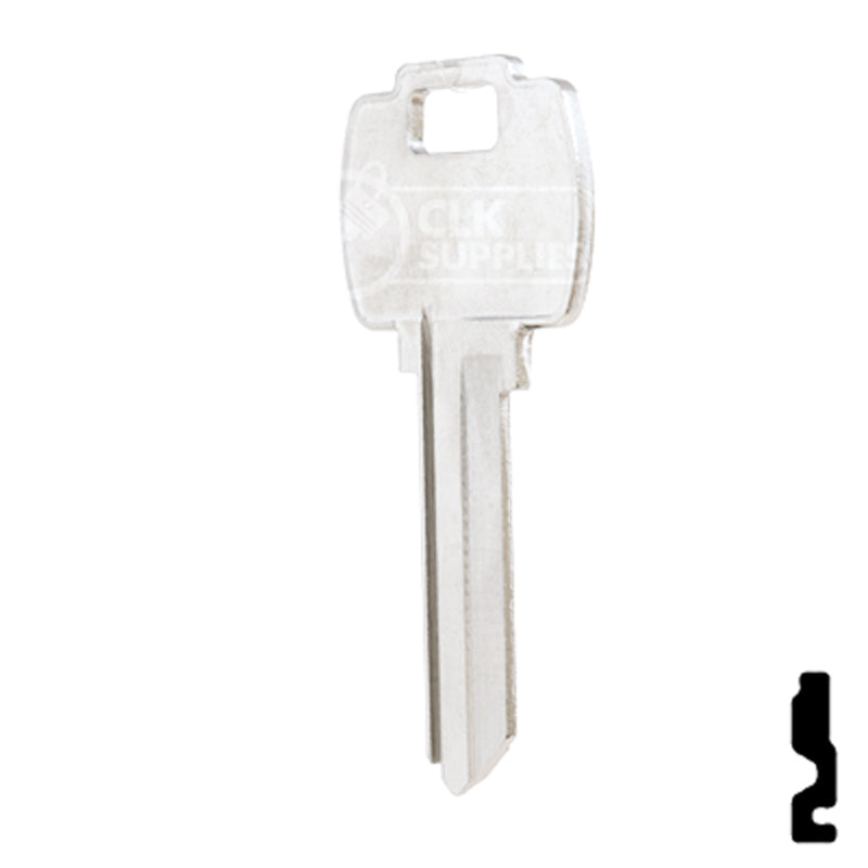 Uncut Key Blank | Falcon | A1054WK Residential-Commercial Key Ilco