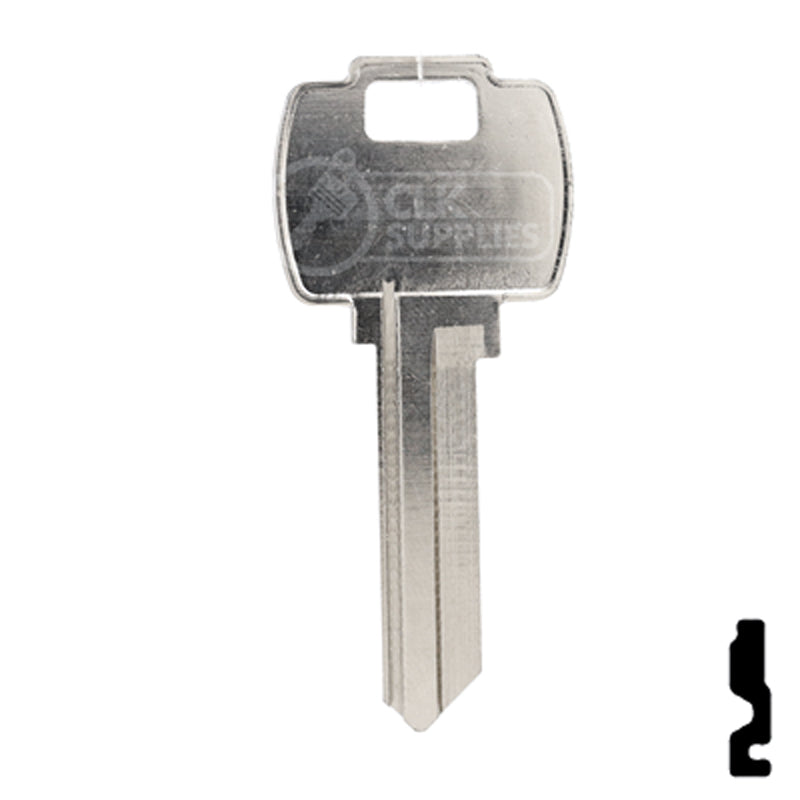 Uncut Key Blank | Falcon | A1054WK Residential-Commercial Key Ilco