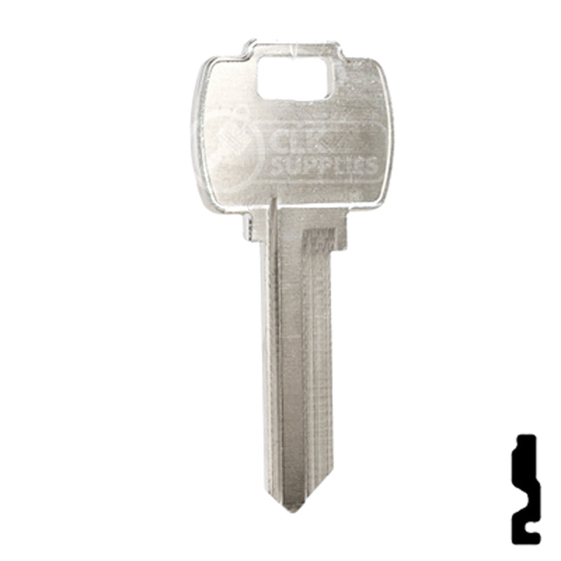 Uncut Key Blank | Falcon | A1054WK Residential-Commercial Key Ilco