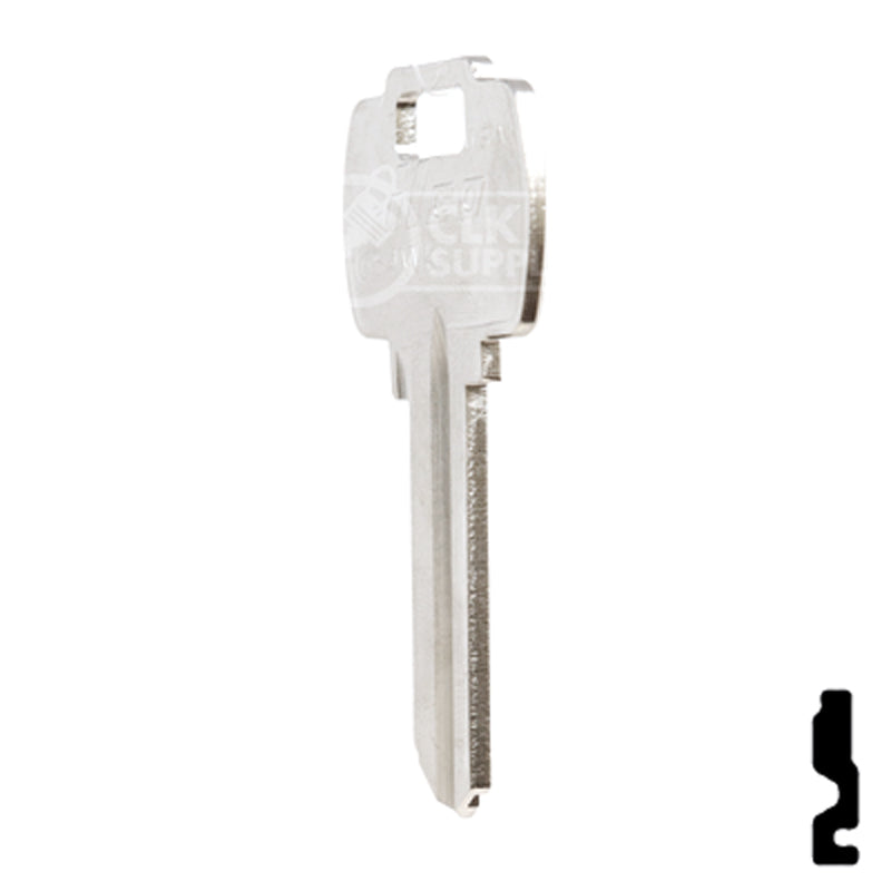 Uncut Key Blank | Falcon | A1054WK Residential-Commercial Key Ilco