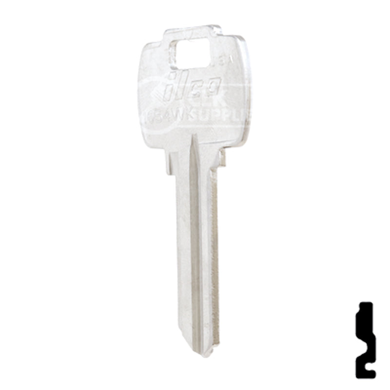 Uncut Key Blank | Falcon | A1054WK Residential-Commercial Key Ilco