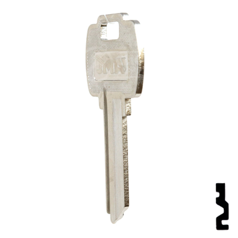 Uncut Key Blank | Falcon | FAL-13D, 1054WD Residential-Commercial Key JMA USA