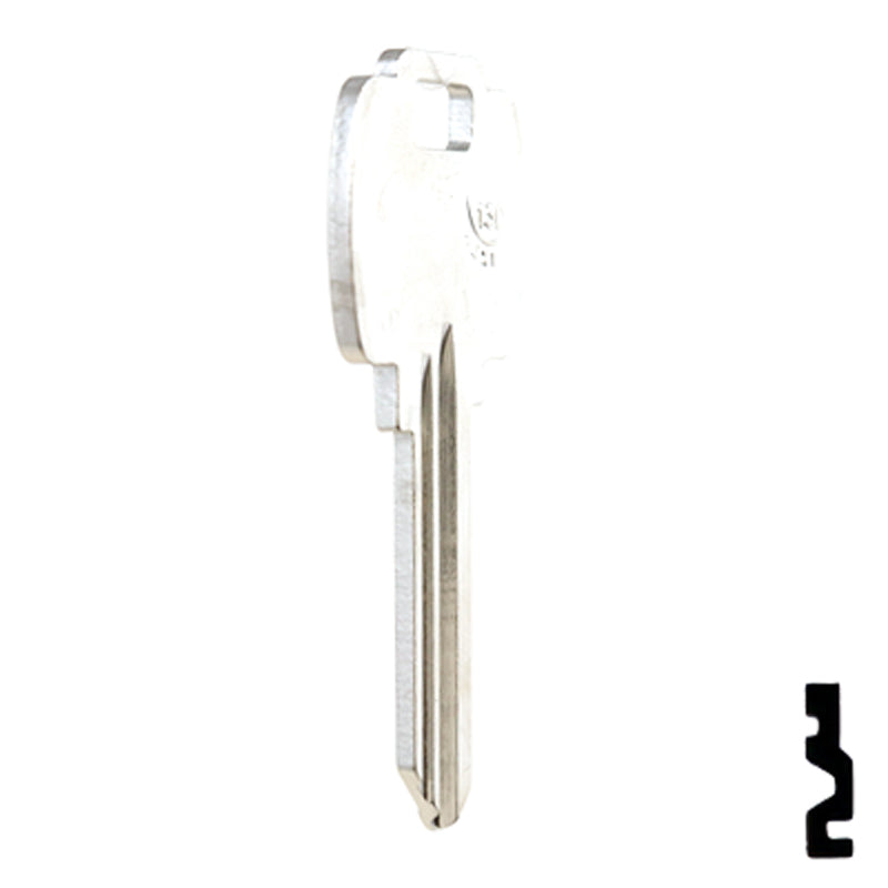 Uncut Key Blank | Falcon | FAL-13D, 1054WD Residential-Commercial Key JMA USA