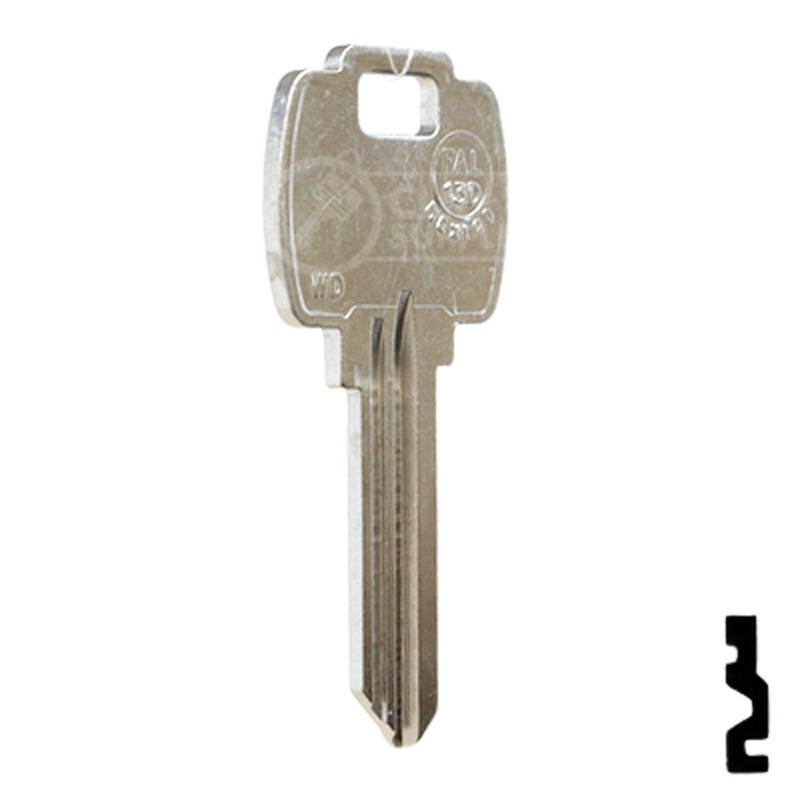 Uncut Key Blank | Falcon | FAL-13D, 1054WD Residential-Commercial Key JMA USA