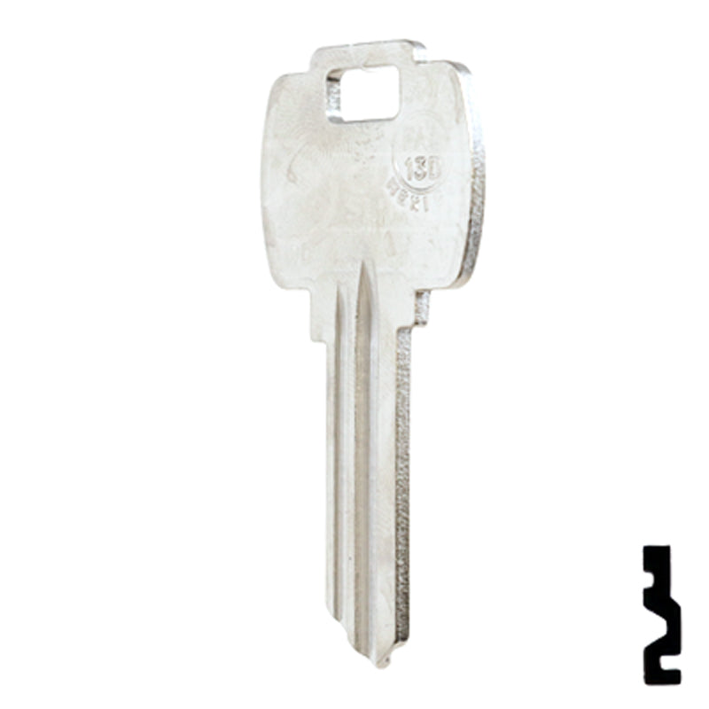 Uncut Key Blank | Falcon | FAL-13D, 1054WD Residential-Commercial Key JMA USA