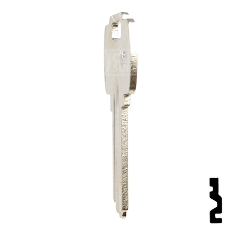 Uncut Key Blank | Falcon | FAL-13D, 1054WD Residential-Commercial Key JMA USA