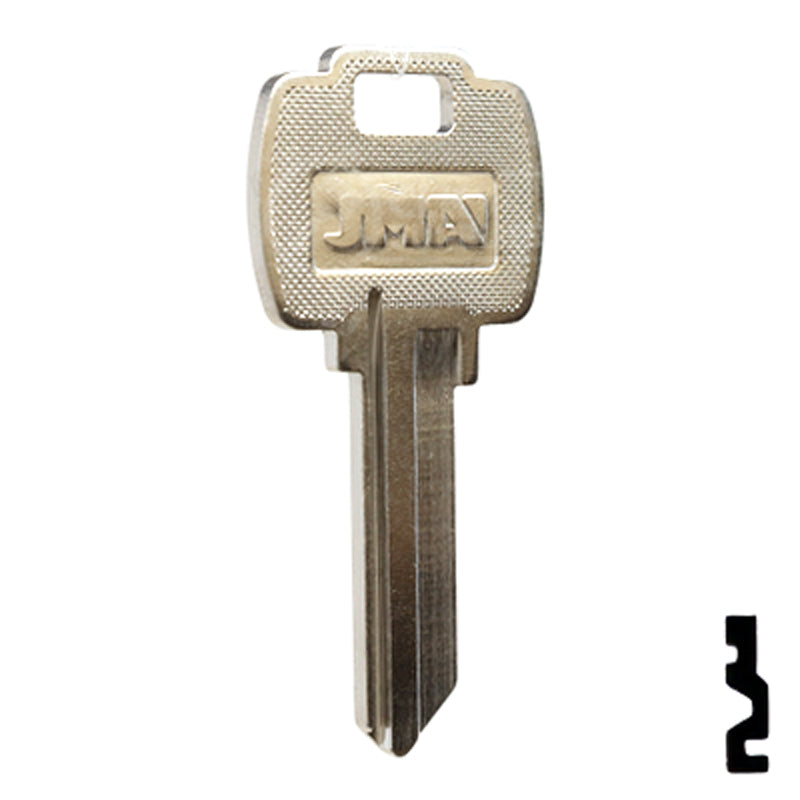 Uncut Key Blank | Falcon | FAL-13D, 1054WD Residential-Commercial Key JMA USA