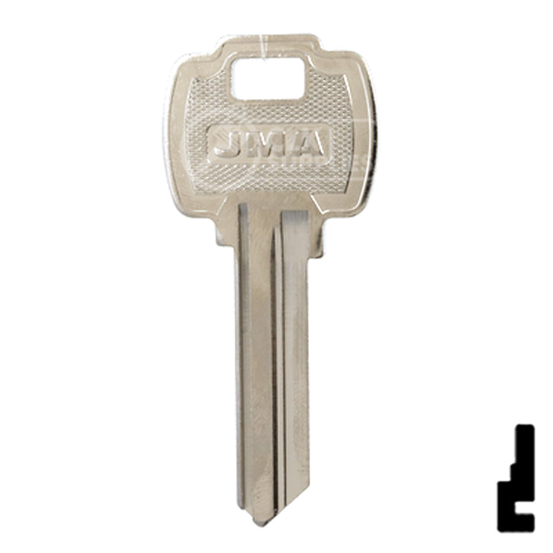 Uncut Key Blank | Falcon | FAL-2D Residential-Commercial Key JMA USA