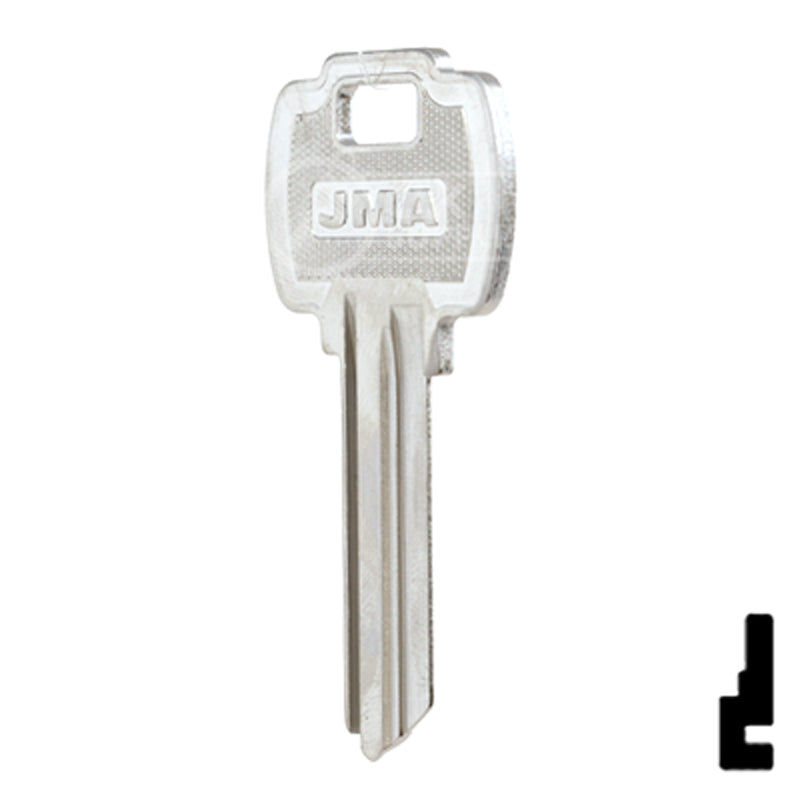 Uncut Key Blank | Falcon | FAL-2D Residential-Commercial Key JMA USA