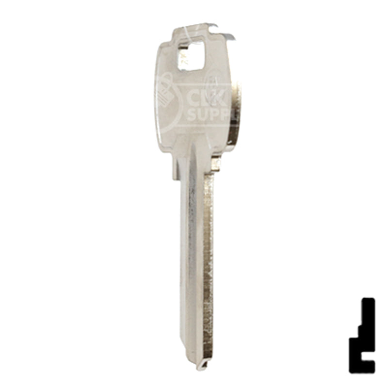 Uncut Key Blank | Falcon | FAL-2D Residential-Commercial Key JMA USA