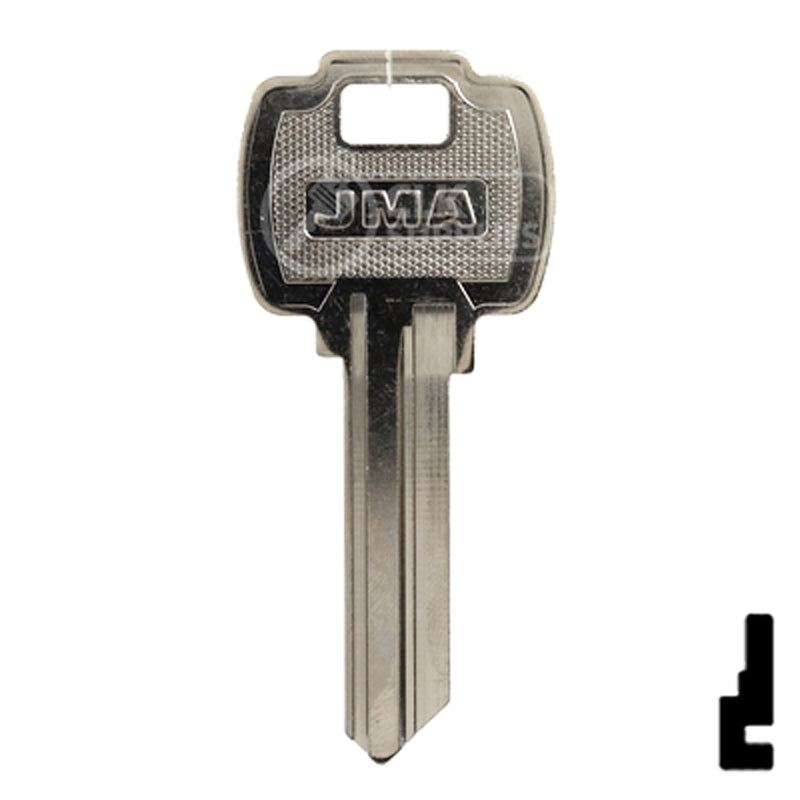Uncut Key Blank | Falcon | FAL-2D Residential-Commercial Key JMA USA