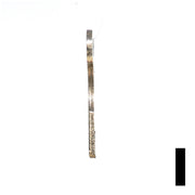 Uncut Key Blank | Flat Switch | 1425 Residential-Commercial Key Ilco