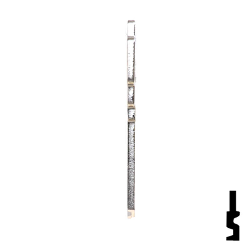Uncut Key Blank | Guerville | GU91F Residential-Commercial Key Ilco