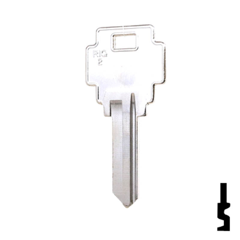 Uncut Key Blank | Guerville | GU91F Residential-Commercial Key Ilco