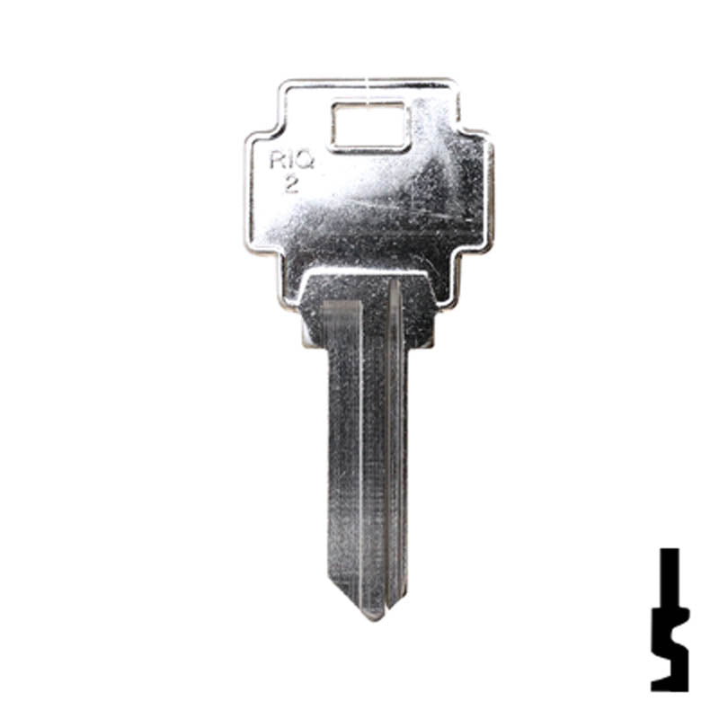 Uncut Key Blank | Guerville | GU91F Residential-Commercial Key Ilco