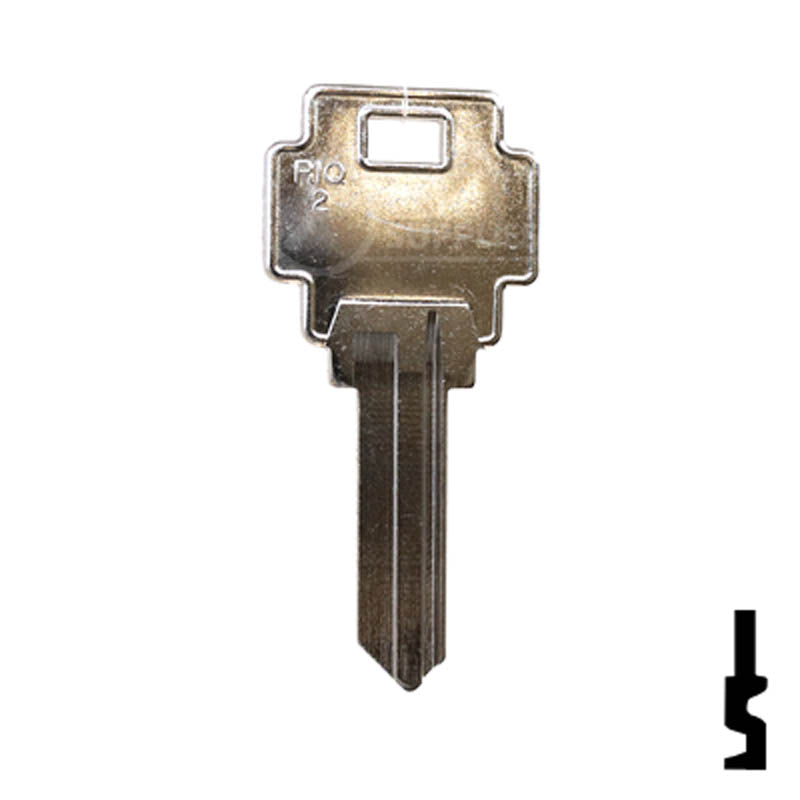 Uncut Key Blank | Guerville | GU91F Residential-Commercial Key Ilco