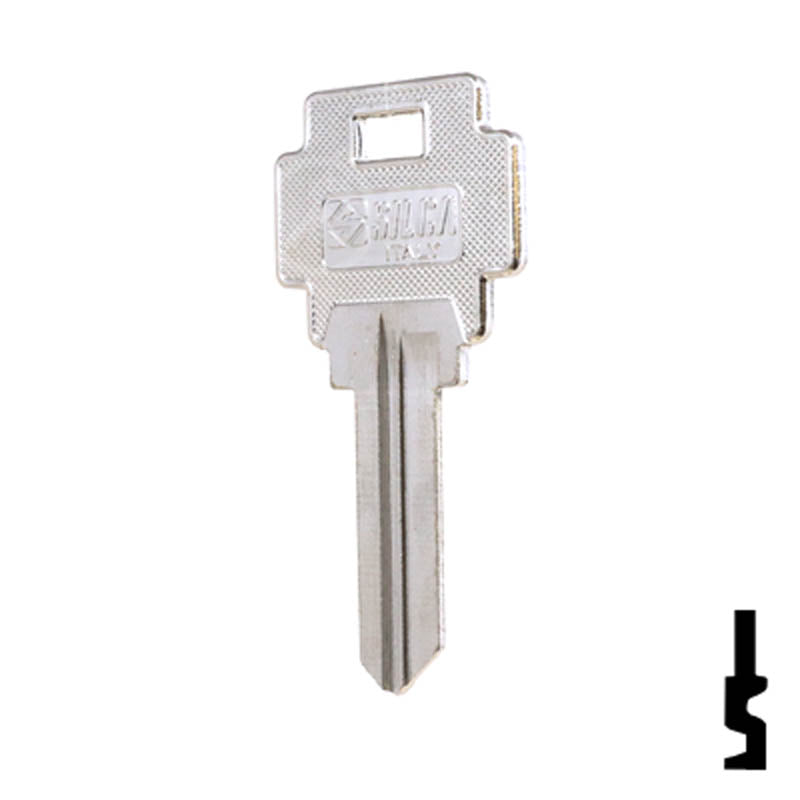 Uncut Key Blank | Guerville | GU91F Residential-Commercial Key Ilco