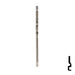 Uncut Key Blank | Harloc, Tesa | TE-7D, HR2 Residential-Commercial Key JMA USA