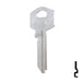 Uncut Key Blank | Harloc, Tesa | TE-7D, HR2 Residential-Commercial Key JMA USA