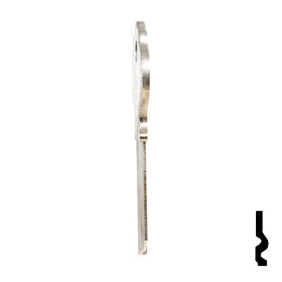 Uncut Key Blank | Ilco| 1054, IN2 Residential-Commercial Key Ilco