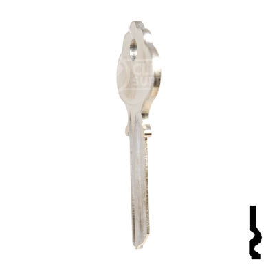 Uncut Key Blank | Ilco| 1054, IN2 Residential-Commercial Key Ilco