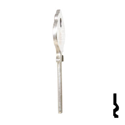 Uncut Key Blank | Ilco| 1054, IN2 Residential-Commercial Key Ilco