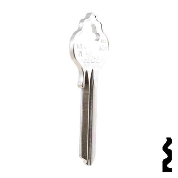 Uncut Key Blank | Ilco | 1054DL, IN35 Residential-Commercial Key Ilco