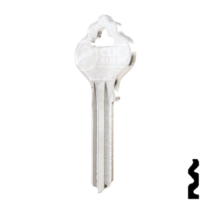 Uncut Key Blank | Ilco | 1054DL, IN35 Residential-Commercial Key Ilco