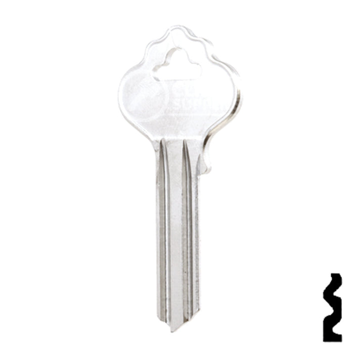 Uncut Key Blank | Ilco | 1054DL, IN35 Residential-Commercial Key Ilco