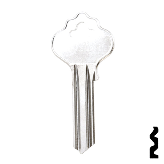 Uncut Key Blank | Ilco | 1054DL, IN35 Residential-Commercial Key Ilco