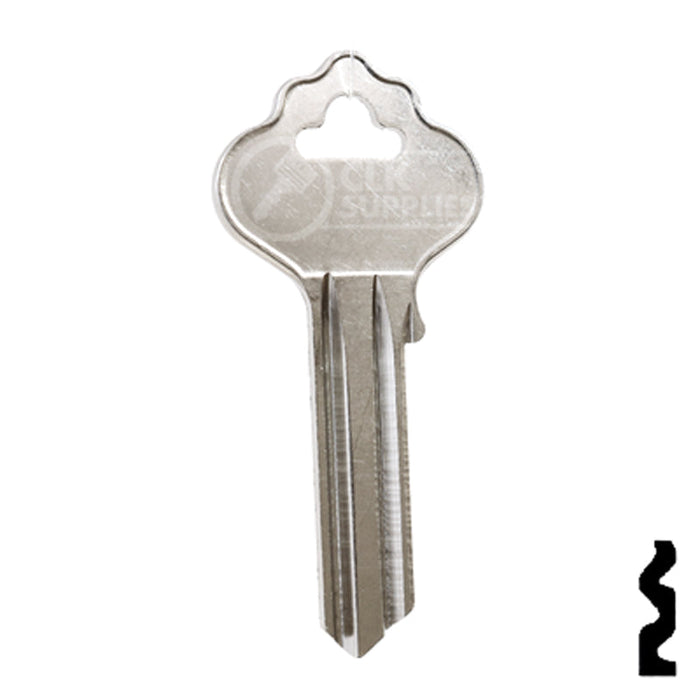 Uncut Key Blank | Ilco | 1054DL, IN35 Residential-Commercial Key Ilco