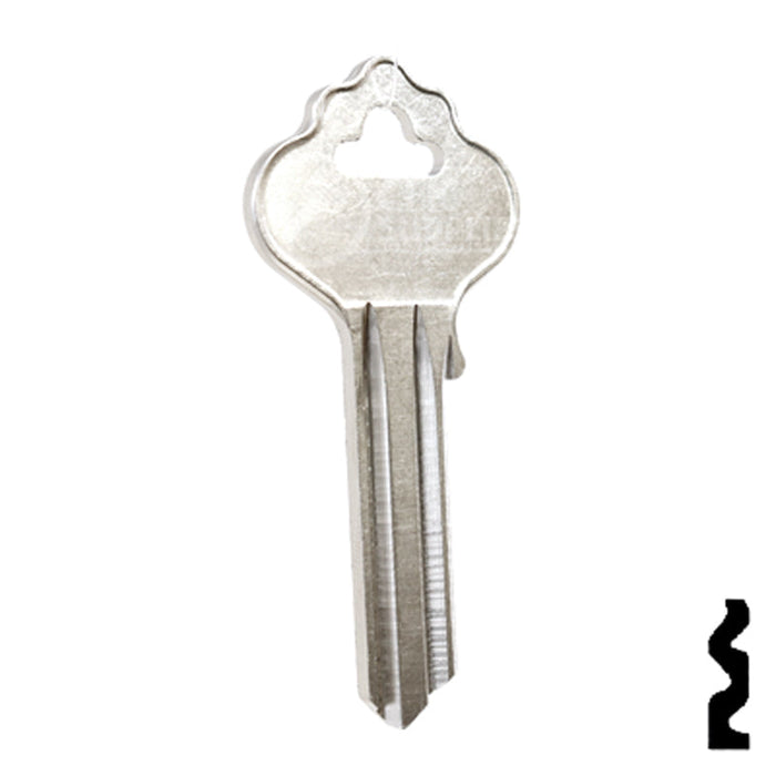 Uncut Key Blank | Ilco | 1054DL, IN35 Residential-Commercial Key Ilco