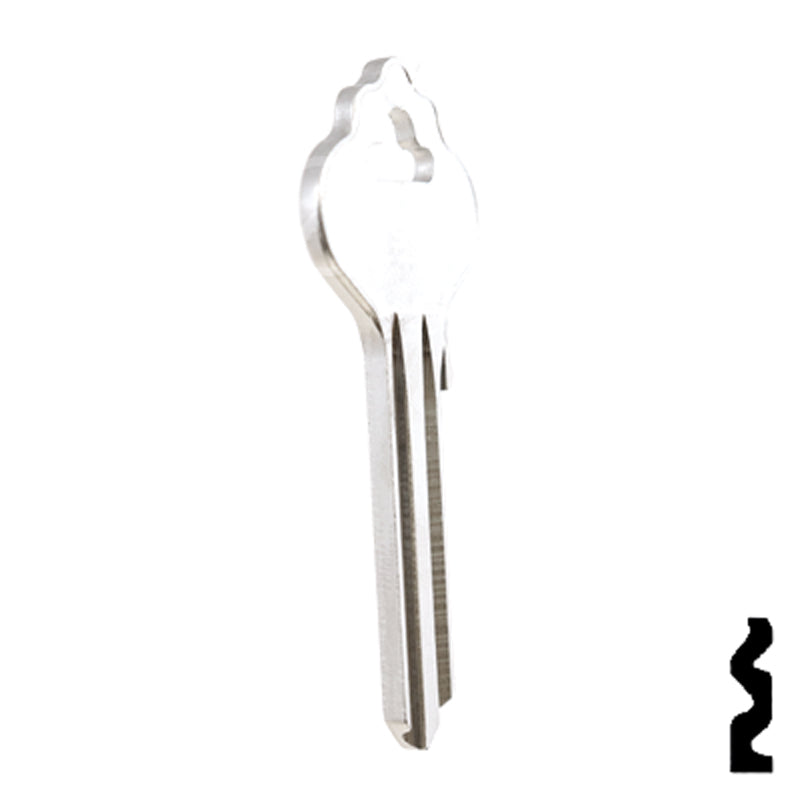 Uncut Key Blank | Ilco | 1054DL, IN35 Residential-Commercial Key Ilco