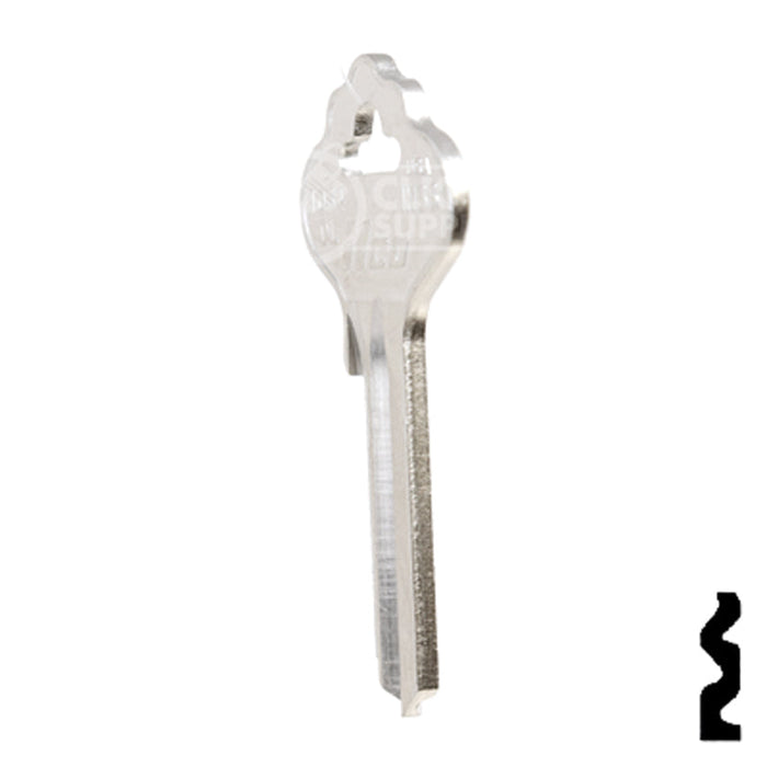 Uncut Key Blank | Ilco | 1054DL, IN35 Residential-Commercial Key Ilco