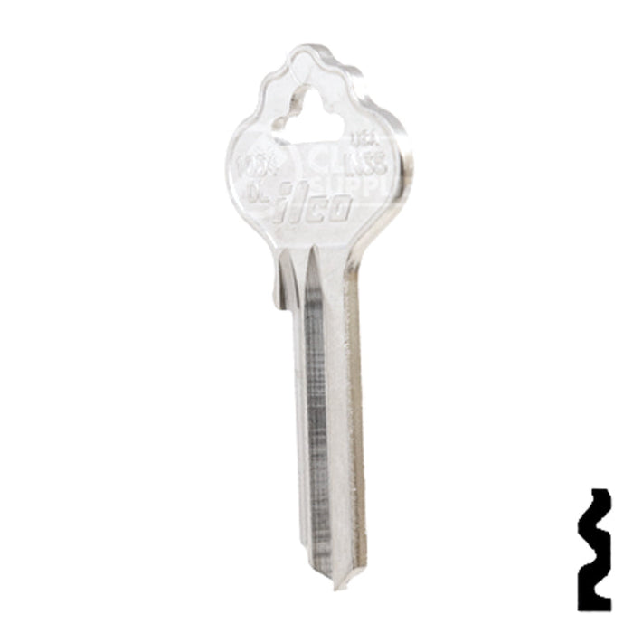 Uncut Key Blank | Ilco | 1054DL, IN35 Residential-Commercial Key Ilco