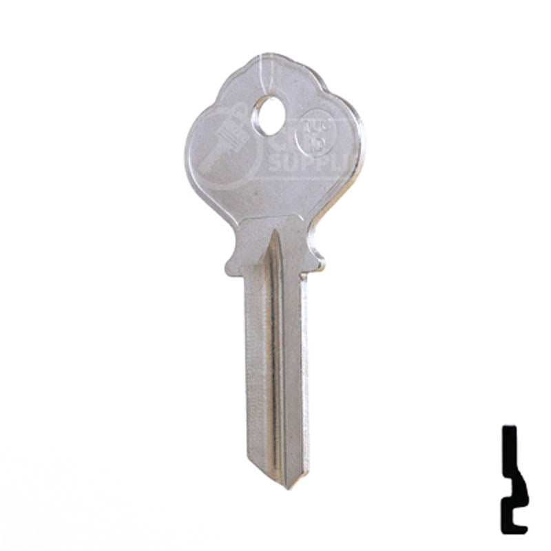 Uncut Key Blank | Ilco | 1054K Residential-Commercial Key Ilco