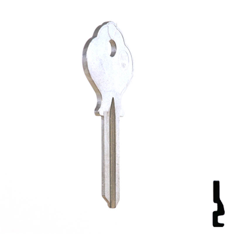 Uncut Key Blank | Ilco | 1054K Residential-Commercial Key Ilco
