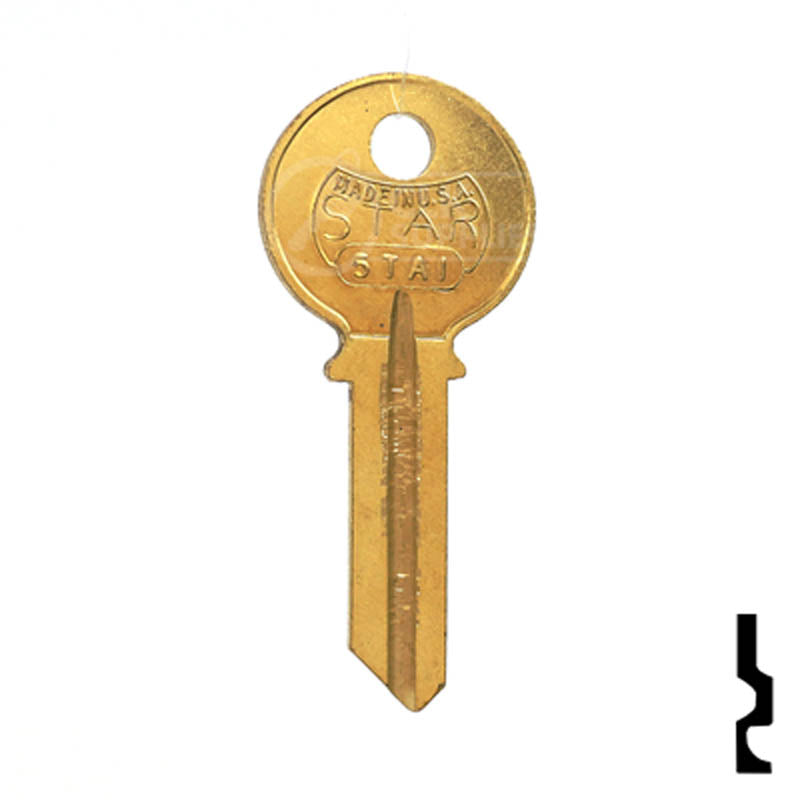 Uncut Key Blank | Ilco | 1141 Residential-Commercial Key Ilco