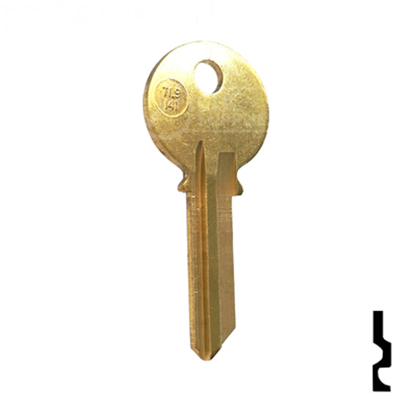 Uncut Key Blank | Ilco | 1141 Residential-Commercial Key Ilco