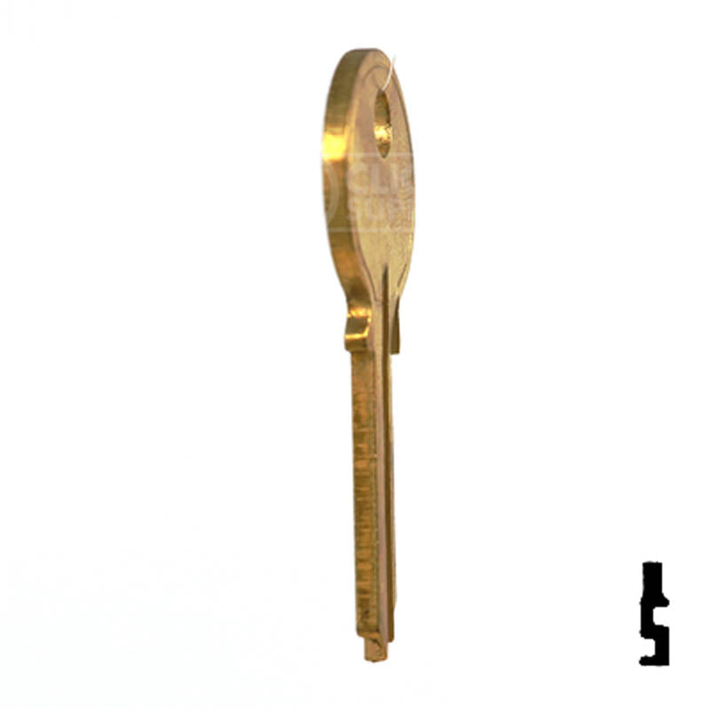 Uncut Key Blank | Ilco | IN1 Residential-Commercial Key Ilco
