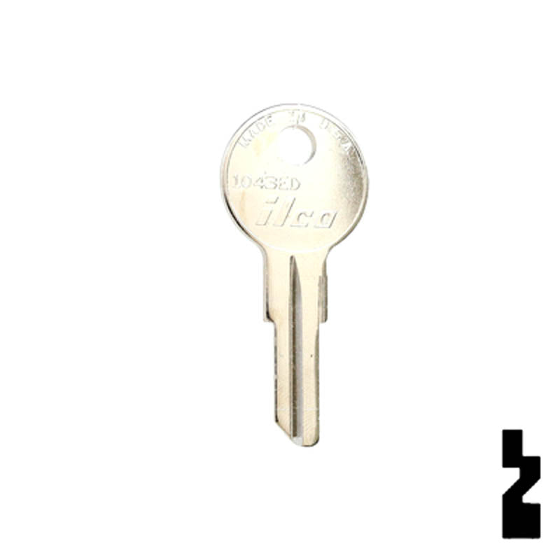 Uncut Key Blank | Illinois | 1043ED Residential-Commercial Key Ilco