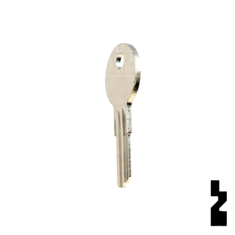 Uncut Key Blank | Illinois | 1043ED Residential-Commercial Key Ilco