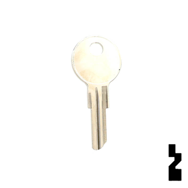 Uncut Key Blank | Illinois | 1043ED Residential-Commercial Key Ilco