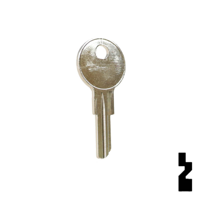 Uncut Key Blank | Illinois | 1043ED Residential-Commercial Key Ilco