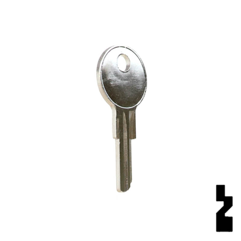 Uncut Key Blank | Illinois | 1043ED Residential-Commercial Key Ilco