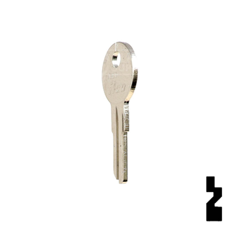Uncut Key Blank | Illinois | 1043ED Residential-Commercial Key Ilco