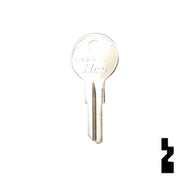 Uncut Key Blank | Illinois | 1043ED Residential-Commercial Key Ilco